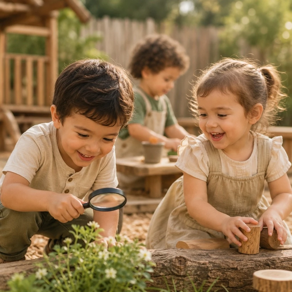 Children enjoying outdoor play