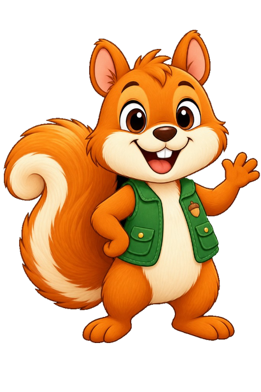 Sunny the Squirrel, Little Discoveries mascot